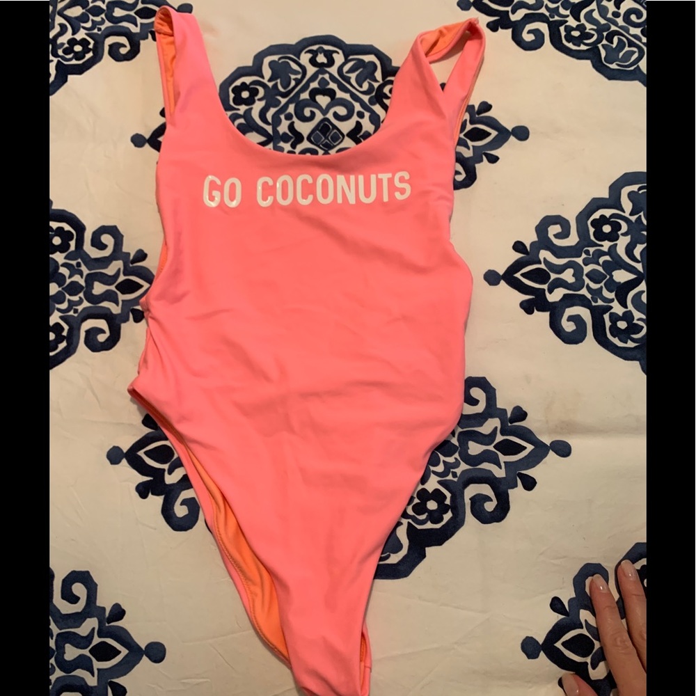 Aerie go coconuts one piece swimsuit